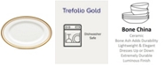 Noritake Trefolio Gold Butter/Relish Tray, 8-3/4"
